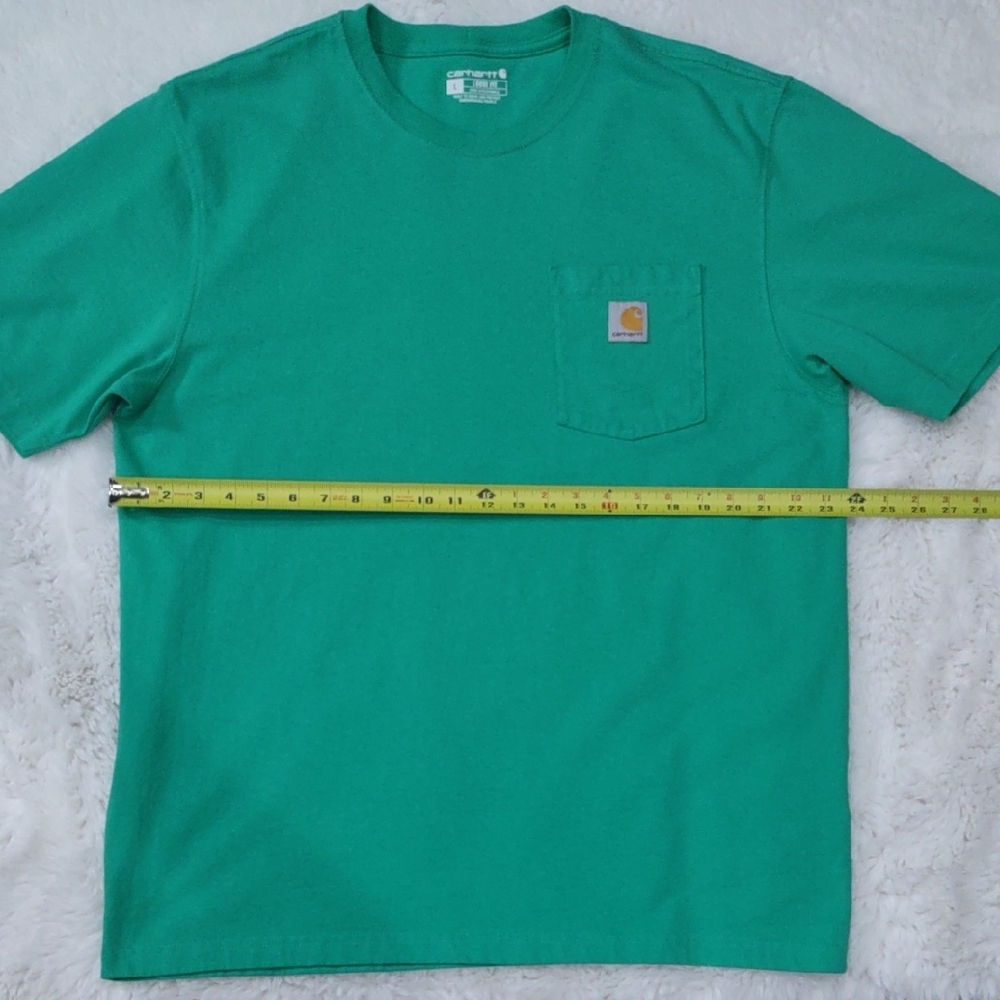 Carhartt Vibrant Green Tee with Pocket - Picture 11 of 15